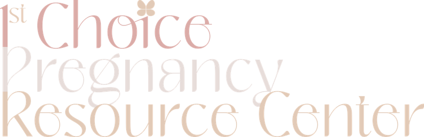 The logo for the first choice pregnancy resource center.