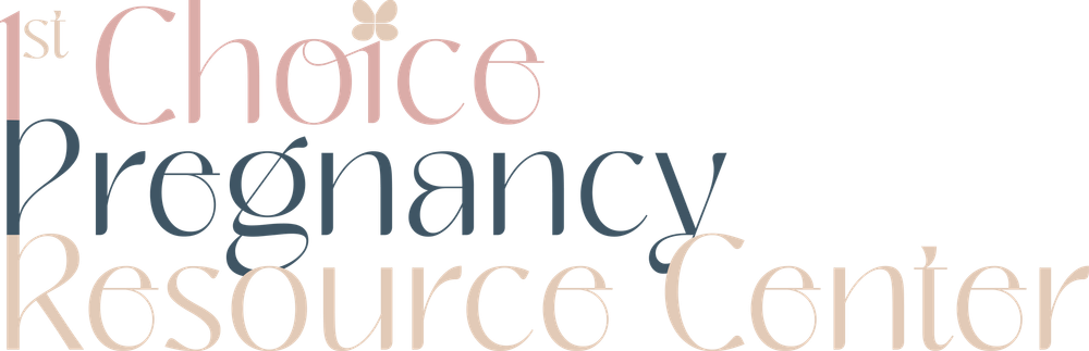 The logo for the first choice pregnancy resource center