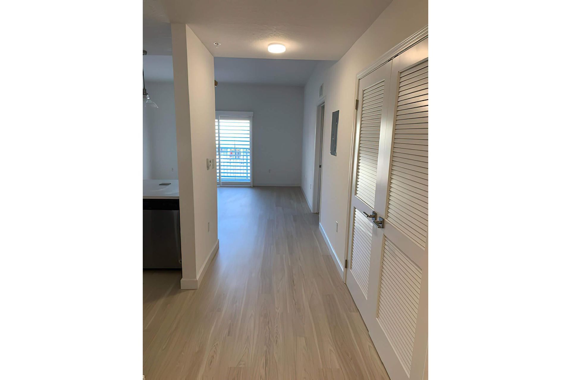 Hallway at Surfside Apartments in Jacksonville Beach, Fl.