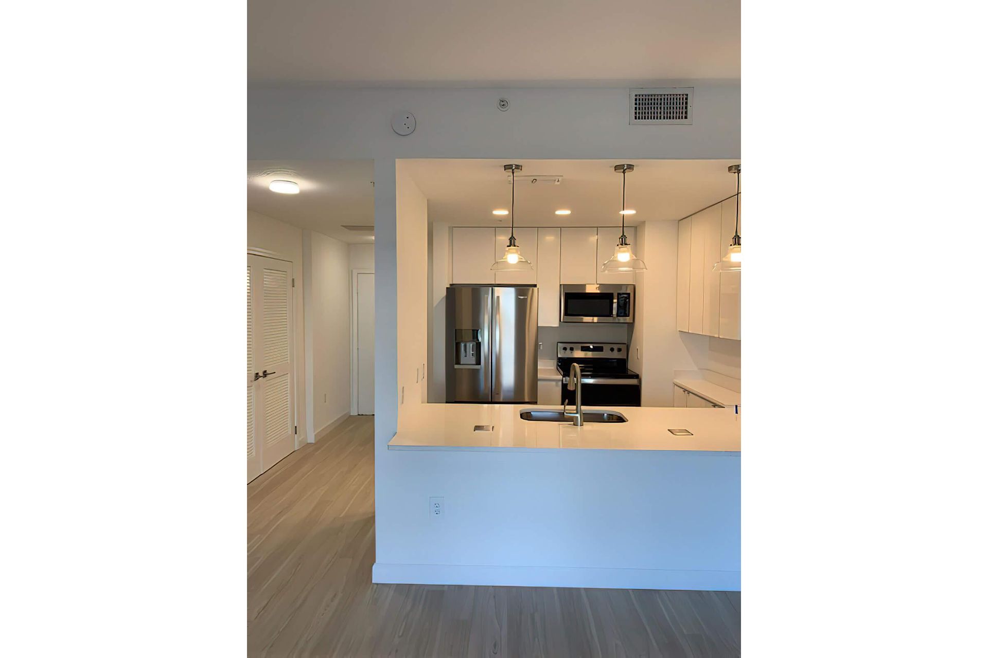 Kitchen at Surfside Apartments in Jacksonville Beach, Fl.