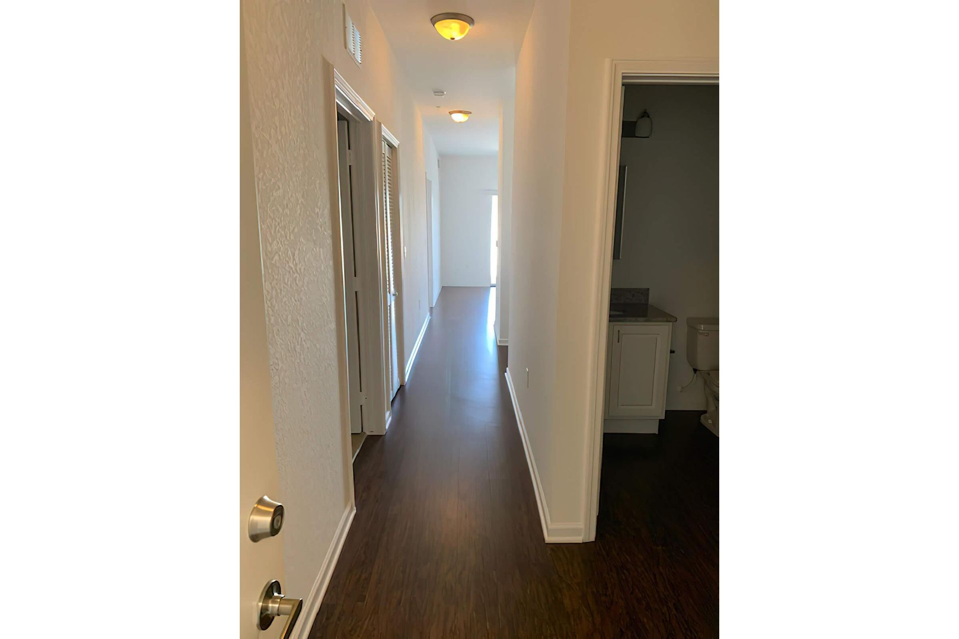 Hallway at Surfside Apartments in Jacksonville Beach, Fl.