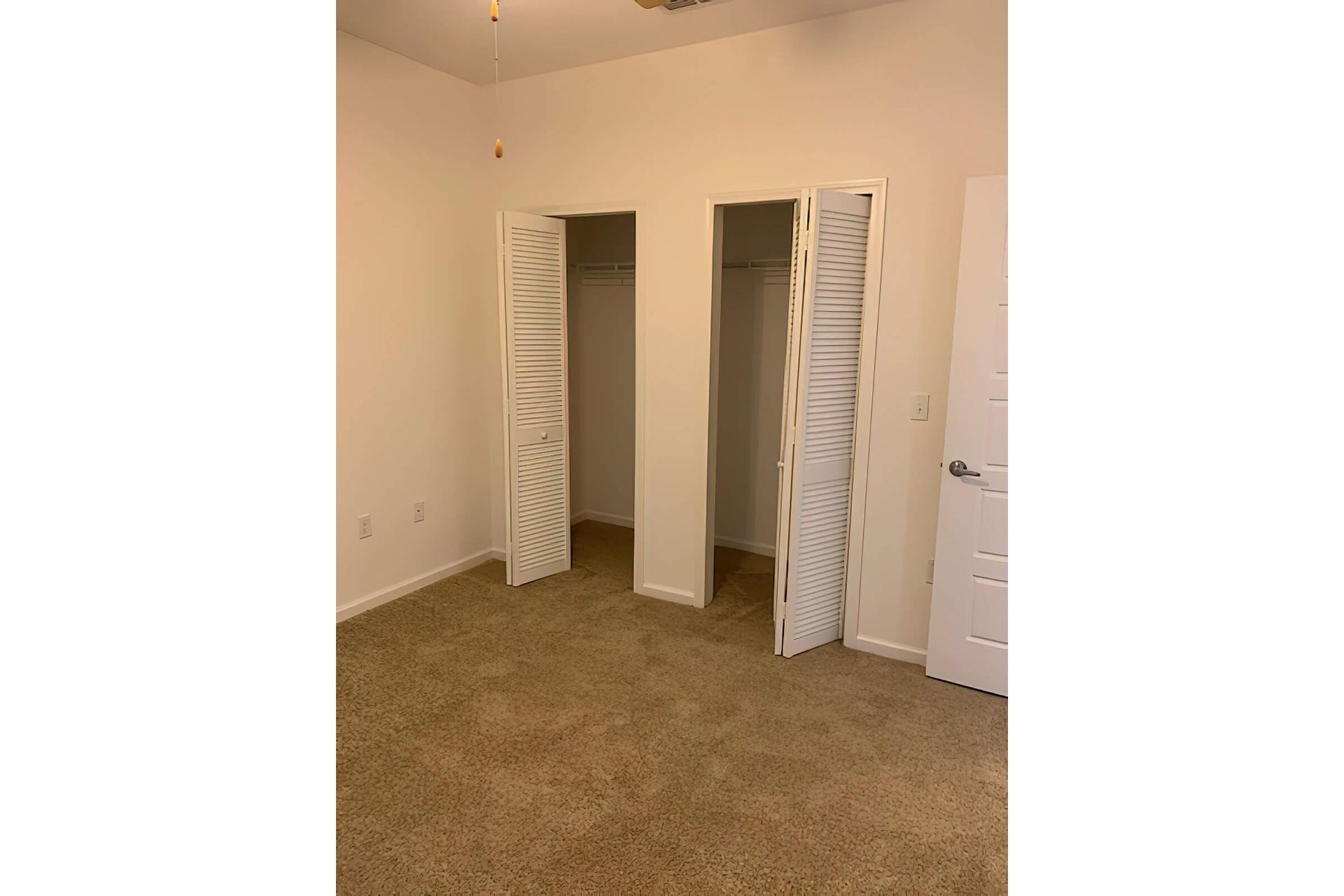 Closet space at Surfside Apartments in Jacksonville Beach, Fl.