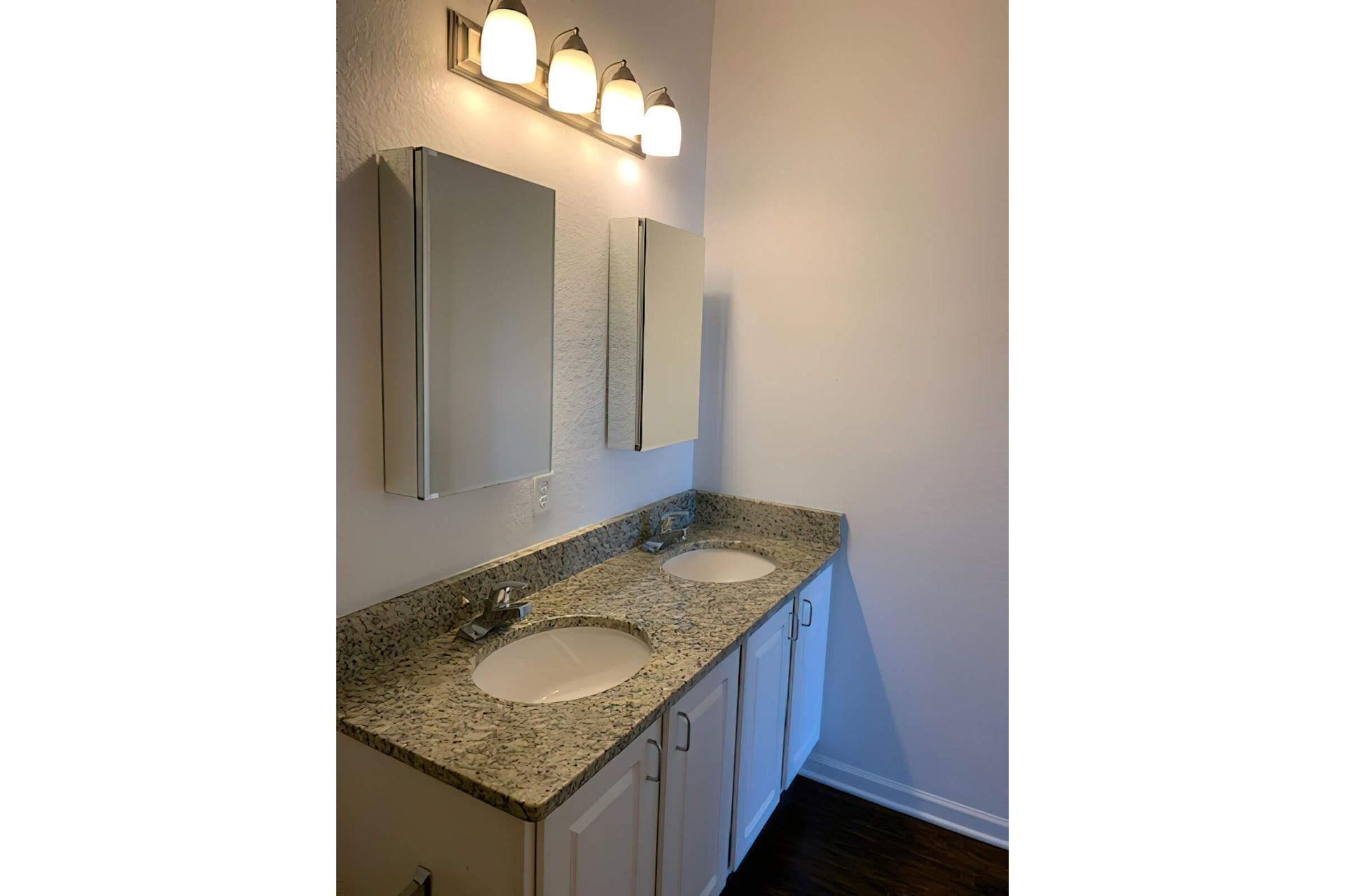 His and hers sinks at Surfside Apartments in Jacksonville Beach, Fl.