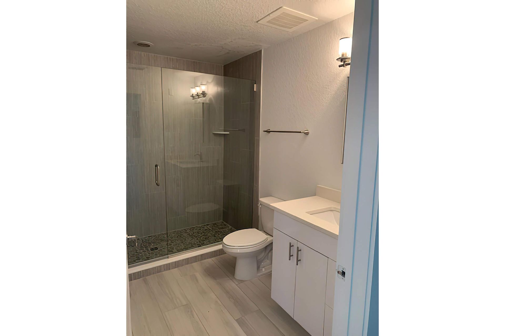 Bathroom at Surfside Apartments in Jacksonville Beach, Fl.