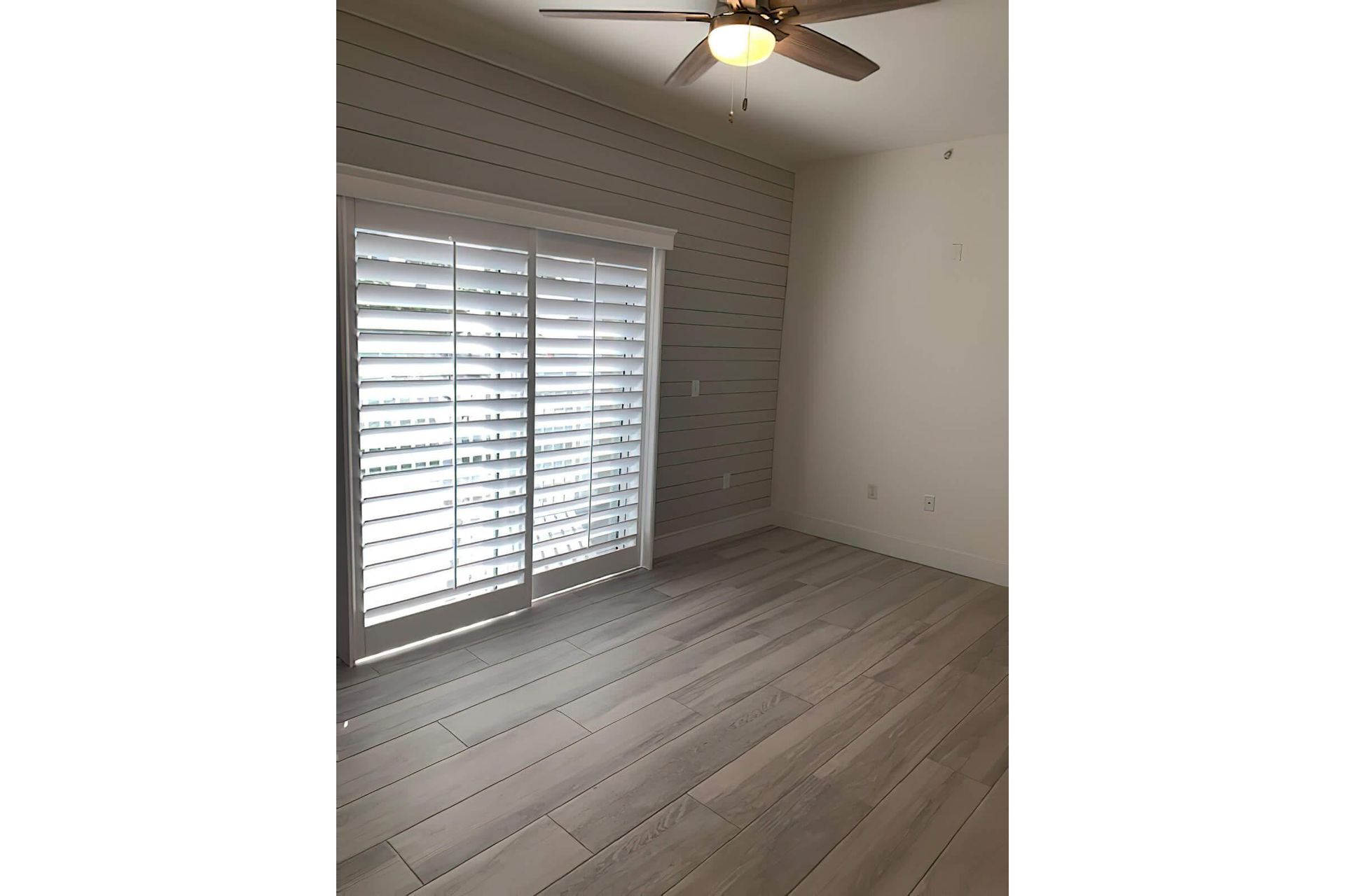 Balcony doors at Surfside Apartments in Jacksonville Beach, Fl.
