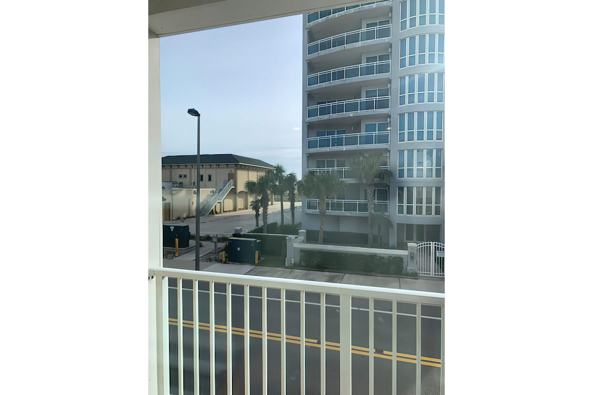 Balcony at Surfside Apartments in Jacksonville Beach, Fl.