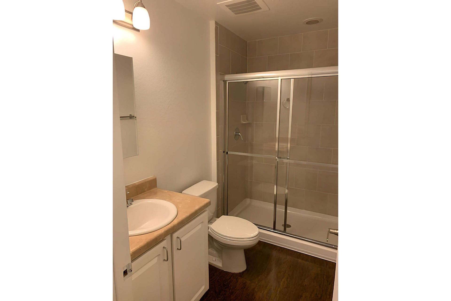 Shower at Surfside Apartments in Jacksonville Beach, Fl.