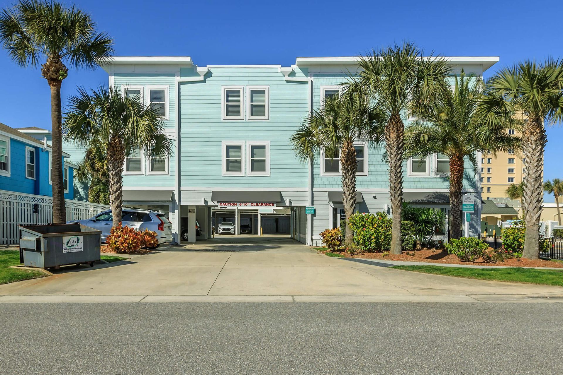 Building at Surfside Apartments in Jacksonville Beach, Fl.