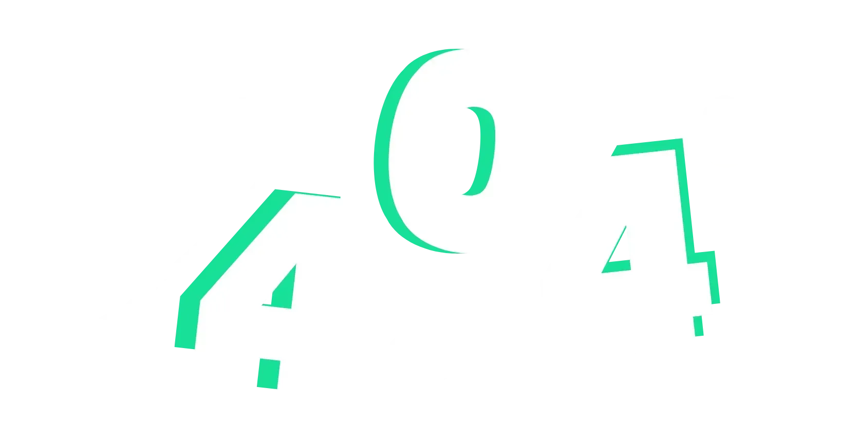 Um desenho verde de números em um fundo branco.