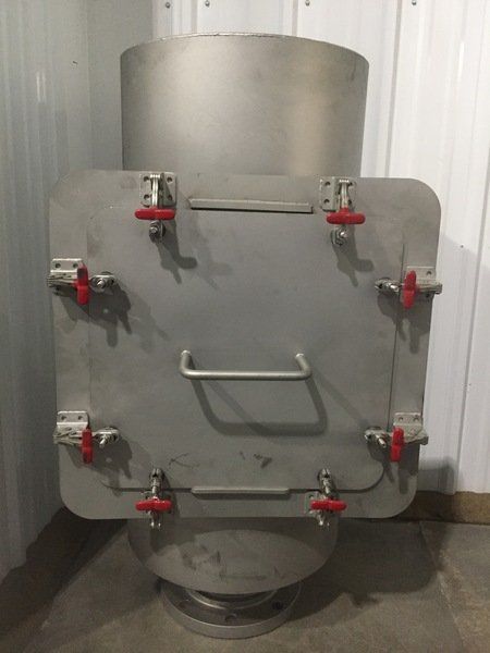 Custom Stainless Steel Vacuum Pump Skid Filter Housing