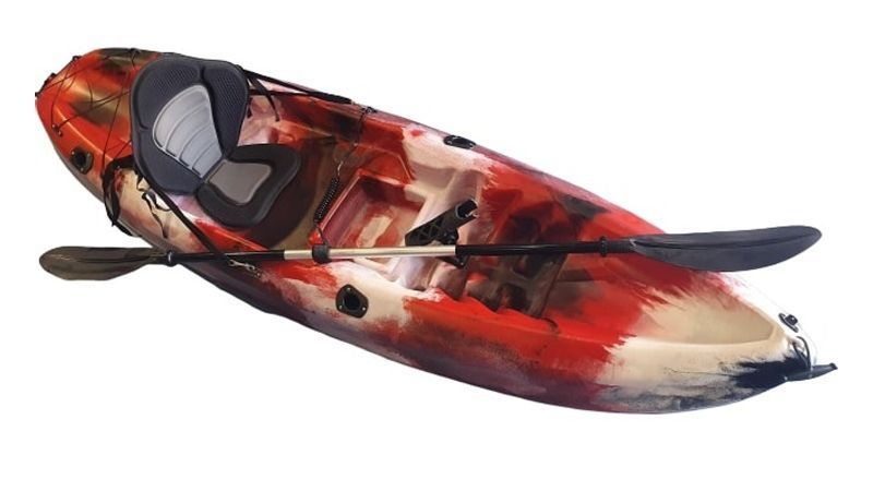 A Red and White Kayak with Two Paddles | Lonsdale, SA | Camero Kayaks