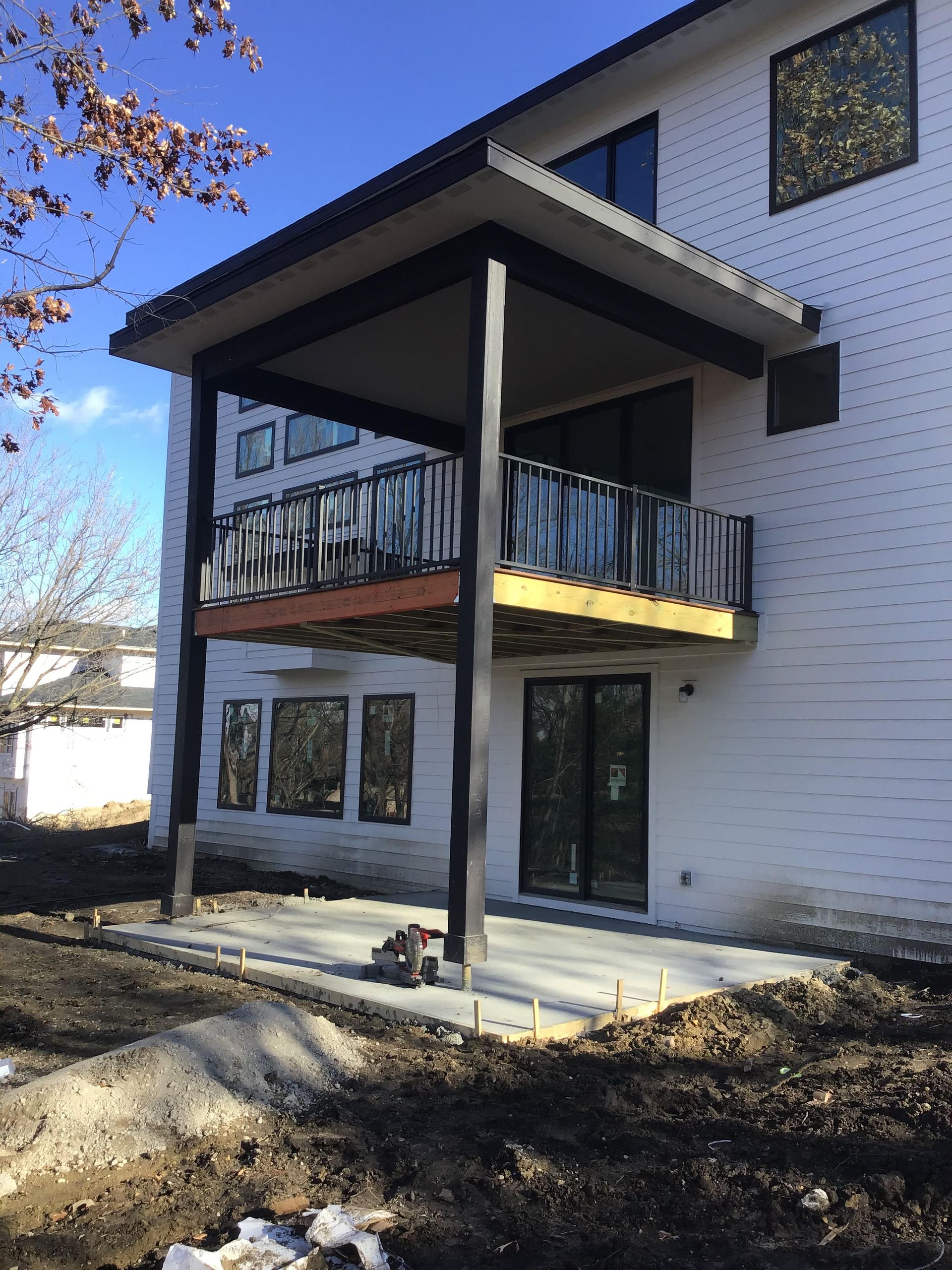 Covered Deck build Johnston, IA