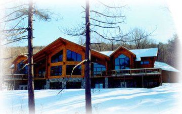 Brookhaven Cabinetry — Contemporary Custom Log Home in Haven, PA