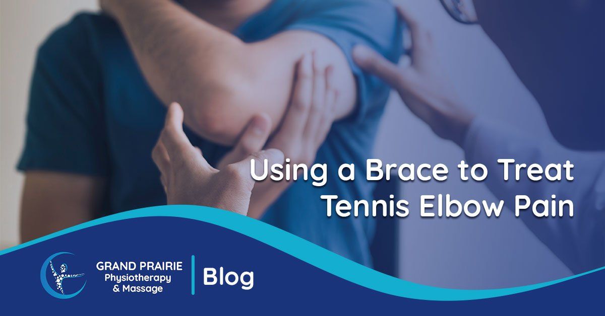 Using a Brace to Treat Tennis Elbow Pain Grande Prairie Physiotherapy