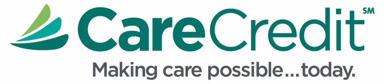 The logo for carecredit making care possible today