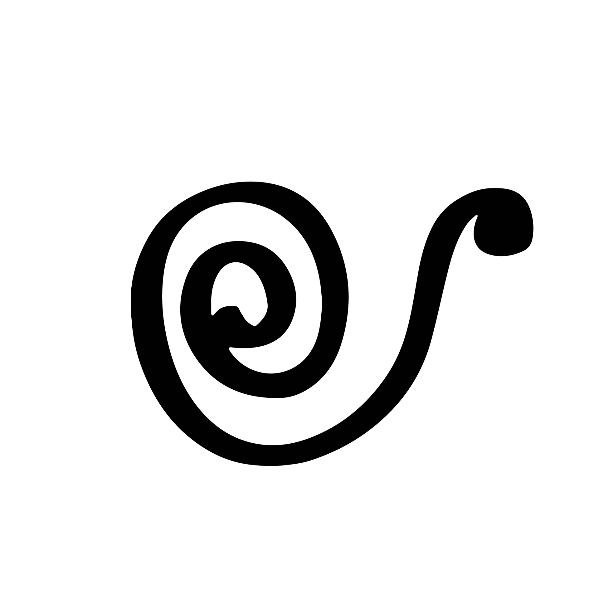 a black and white swirl on a white background