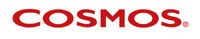 The word cosmos is written in red on a white background.