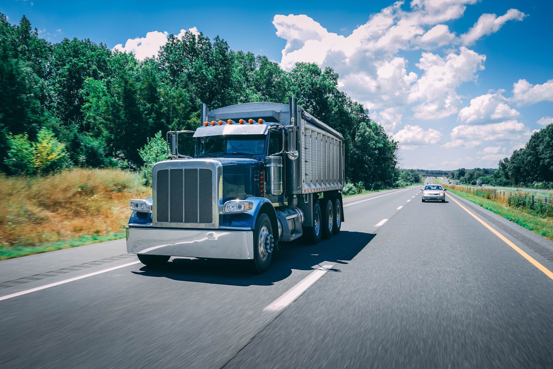 A truck on the road | Truck Accessory Store