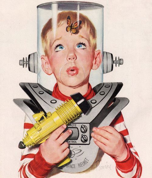 Junior Space Ranger from the April 1953 cover of Collier's Magazine.