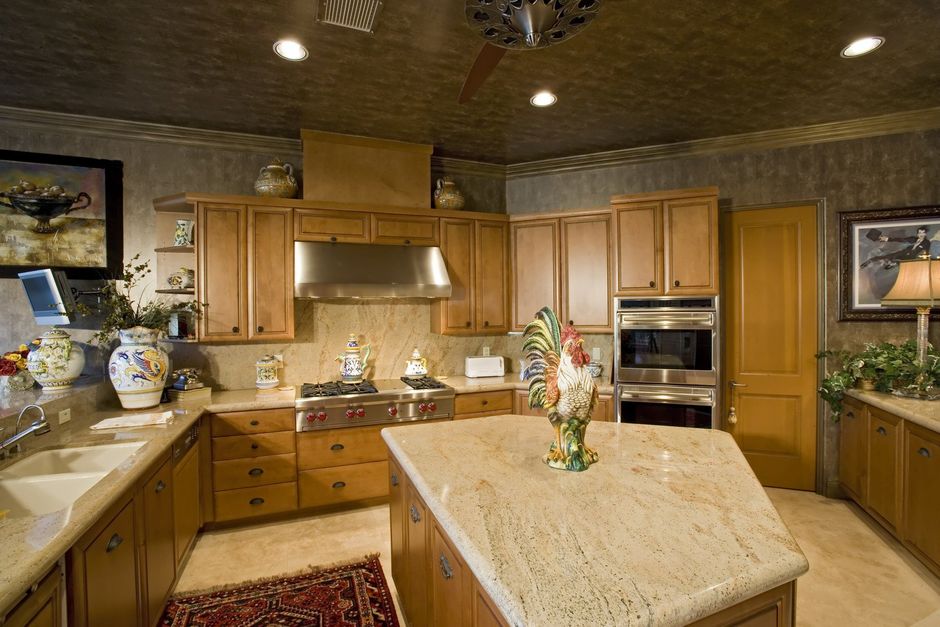 kitchen with classic luxury design