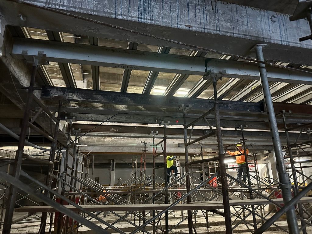 brick repointing retaining wall header