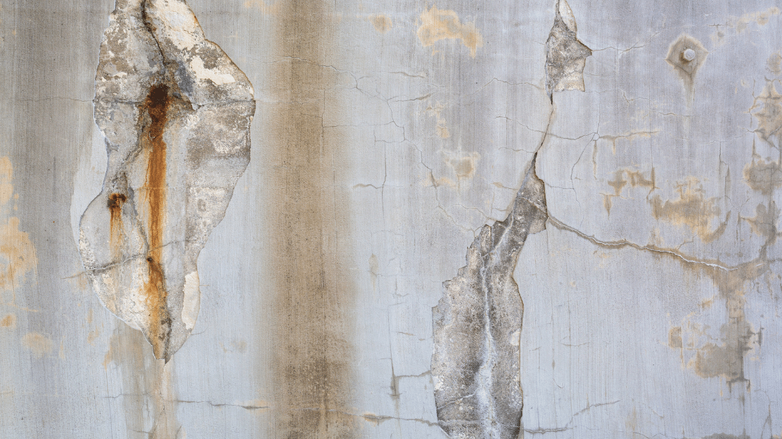 exposed rebar in concrete, exposed rebar concrete repair, balitmore city md, detailz corp