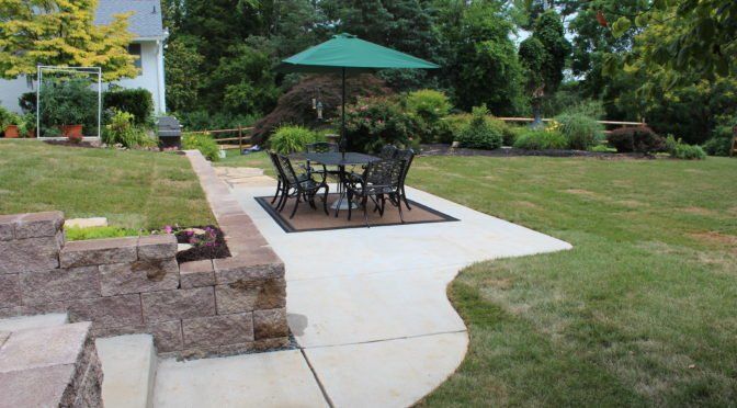 Summer hill backyard