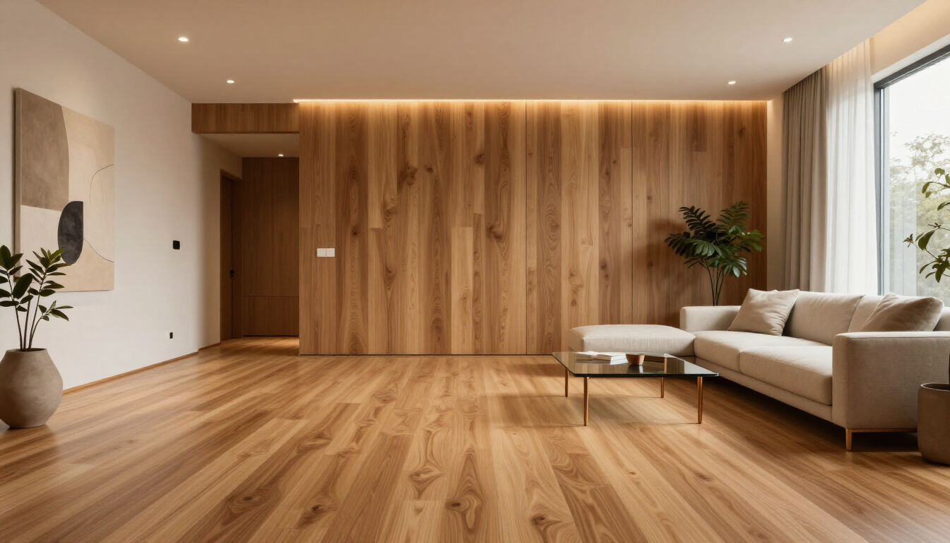 Interior renovado con materiales Decor Center