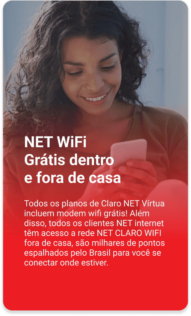 imagem com informações de wifi gratis dentro e fora de casa