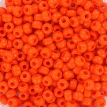 Miyuki Rocailles 8/0 0407 Opaque Vermilion Red