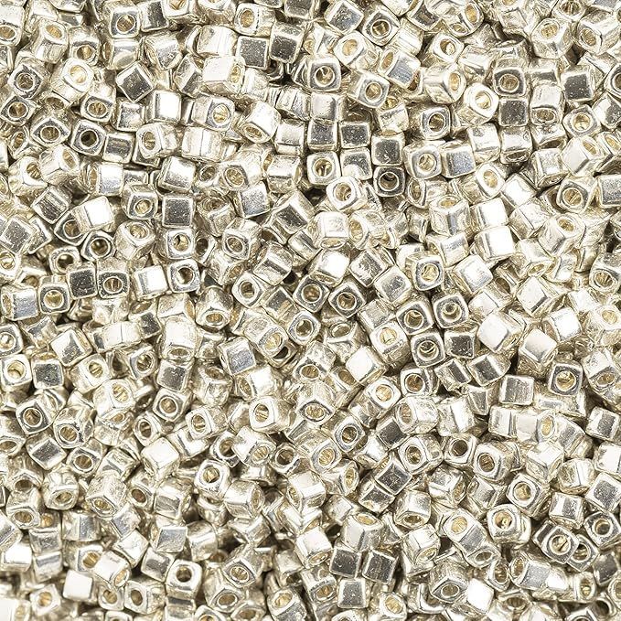 Miyuki Cube 1,8mm - 1051 Galvanized Silver 2½ gram