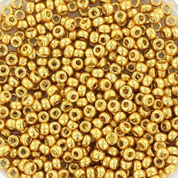 Miyuki Rocailles 11/0 - 4202 Duracoat Galvanized Gold