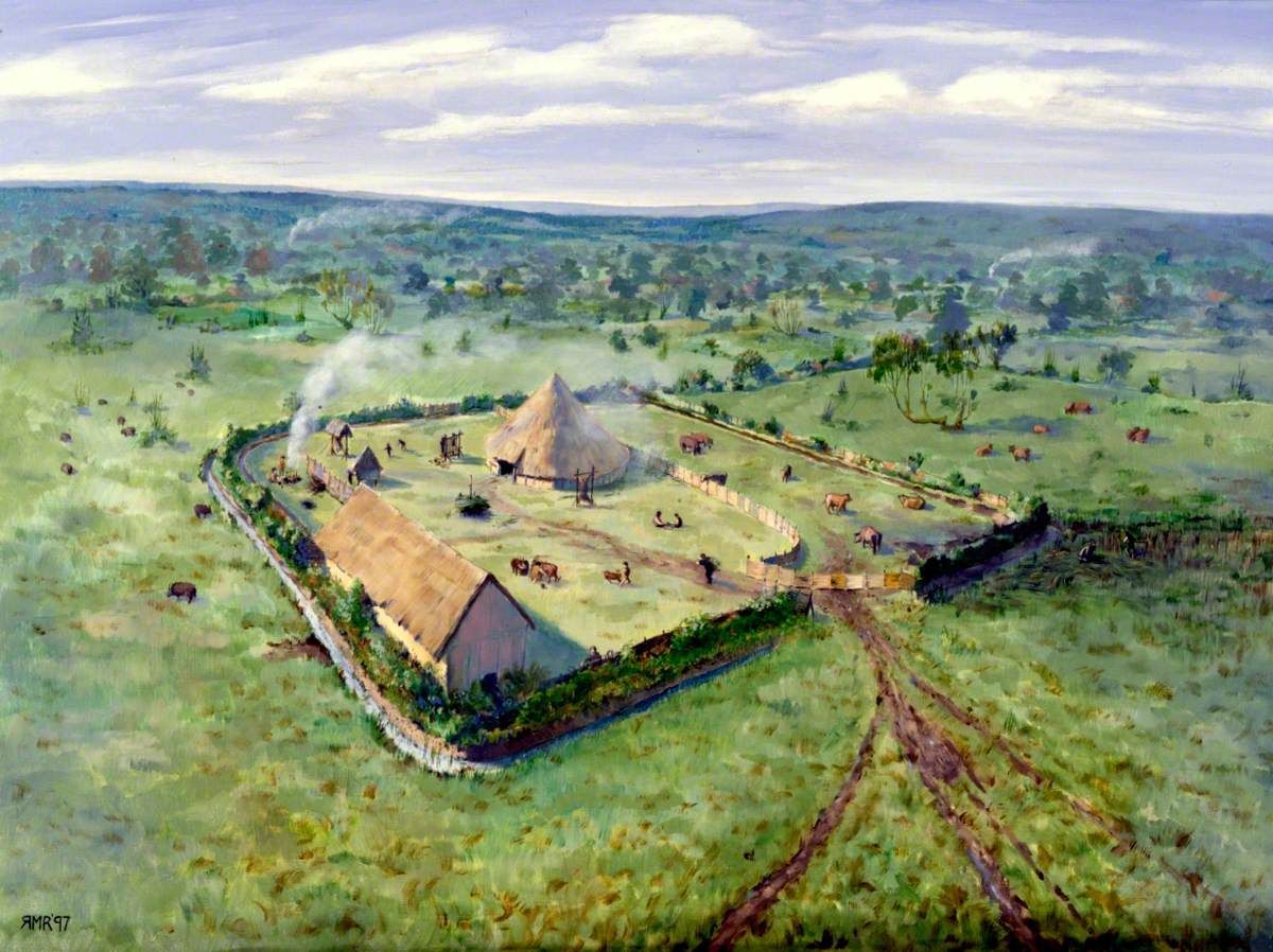 Iron Age Settlement at Lofts Farm, near Maldon, c.850 BC 