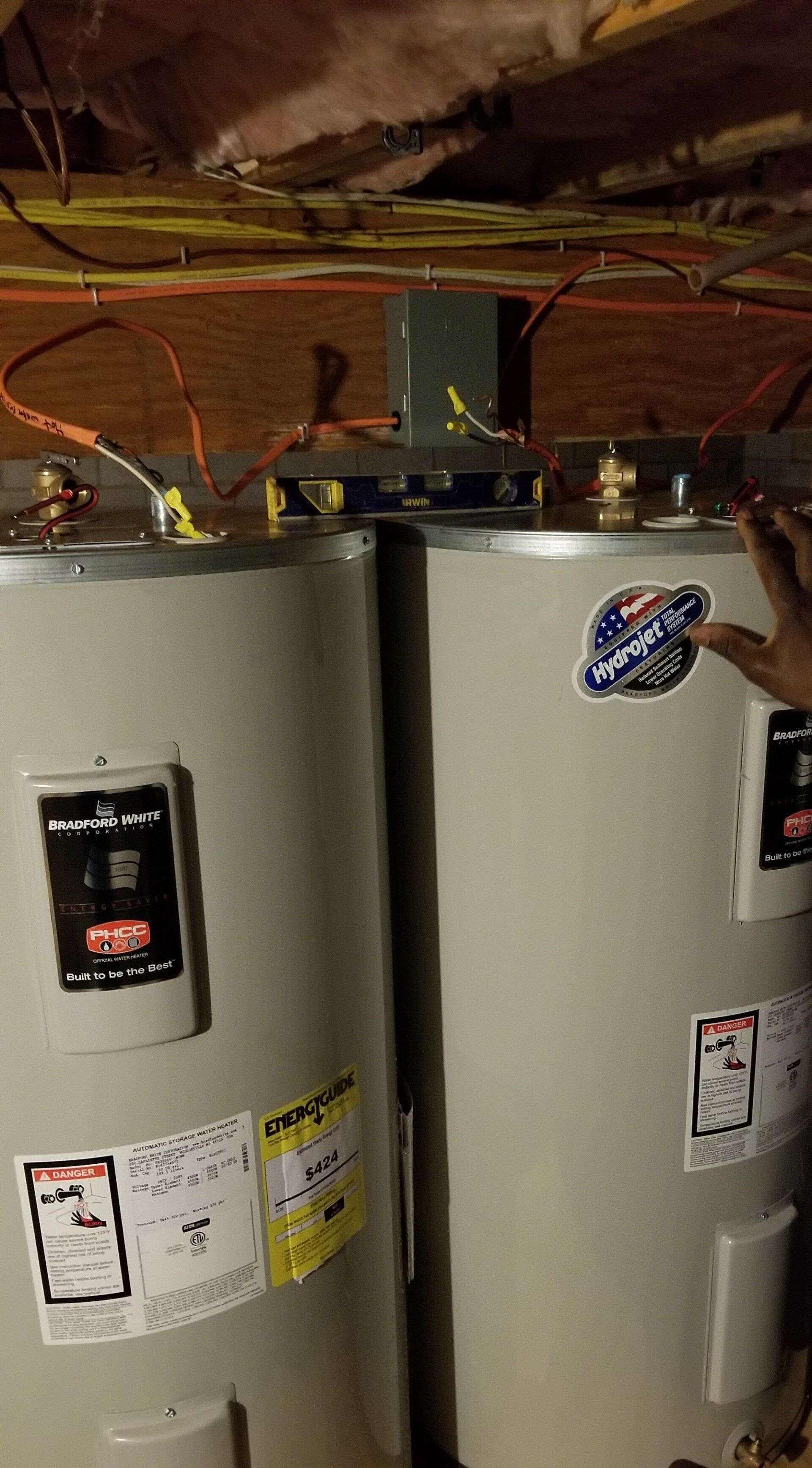 Installing 2 Electric Water Heaters In Tandem