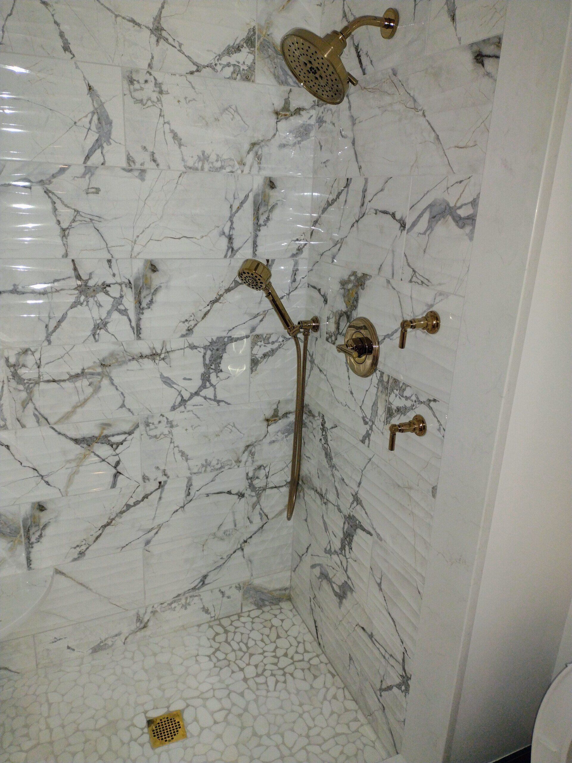 shower trim remodel