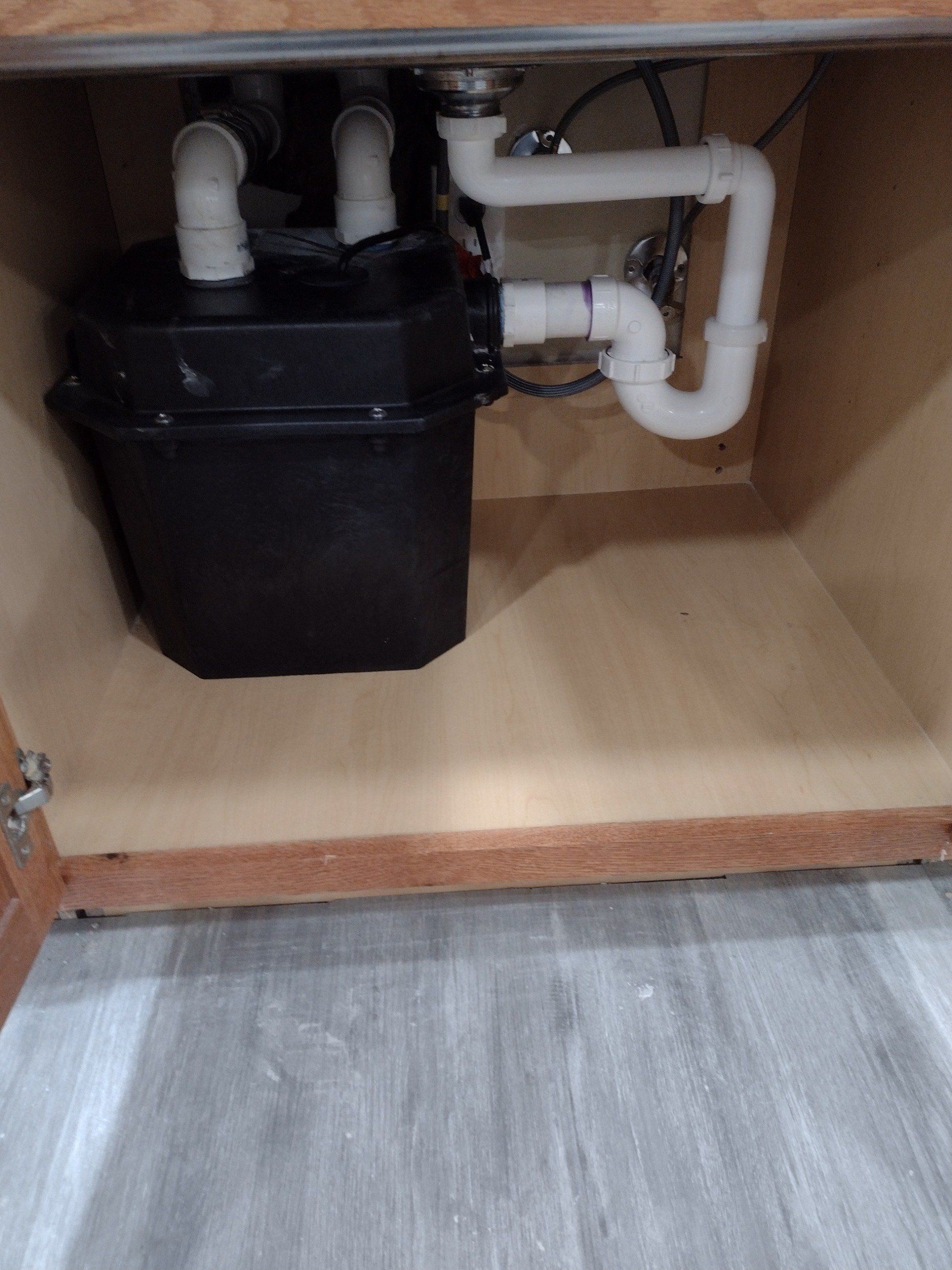 Under sink drain pump