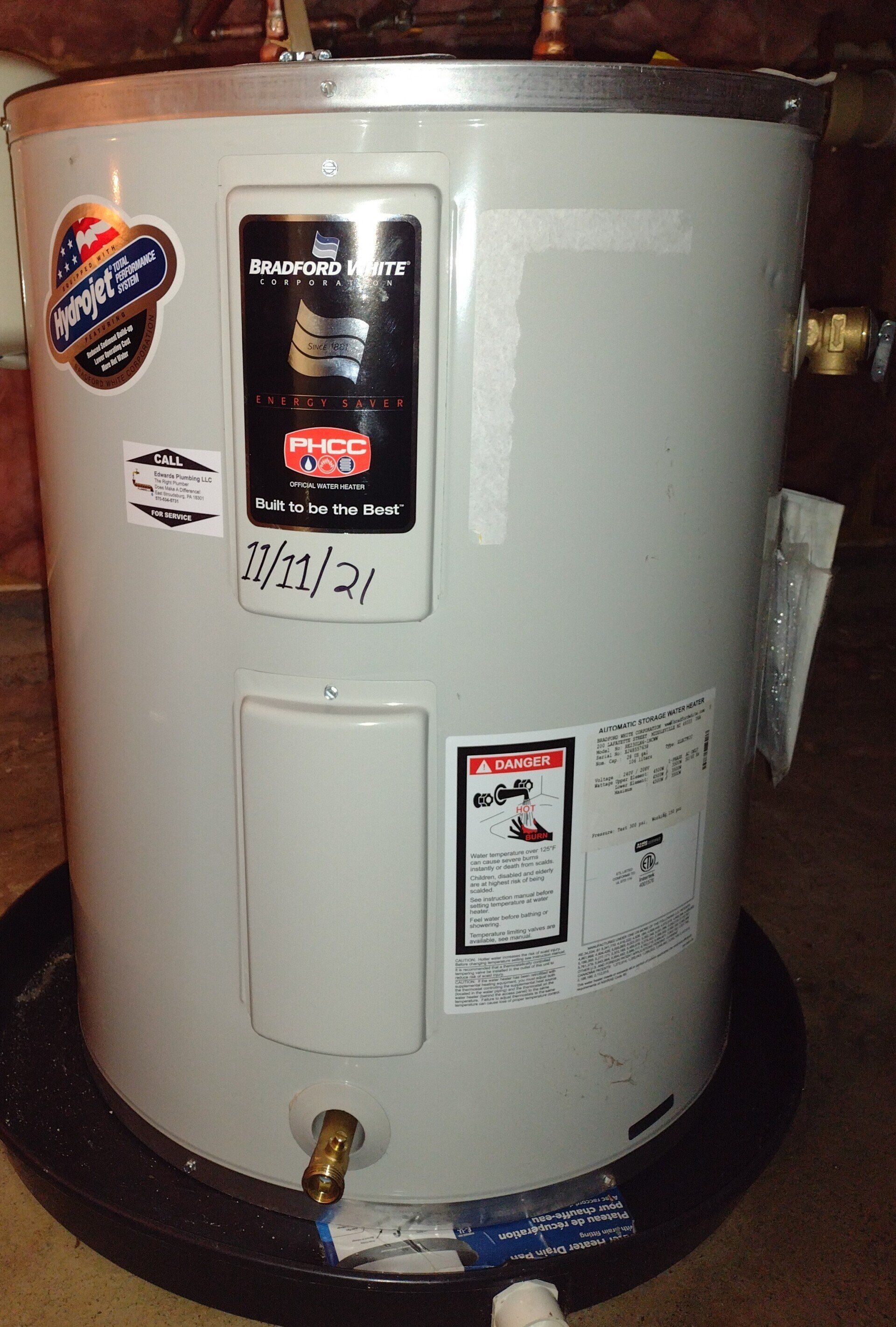 After - Water Heater Install