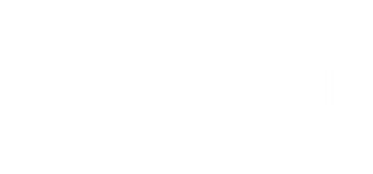 The shop pay logo is on a blue background.