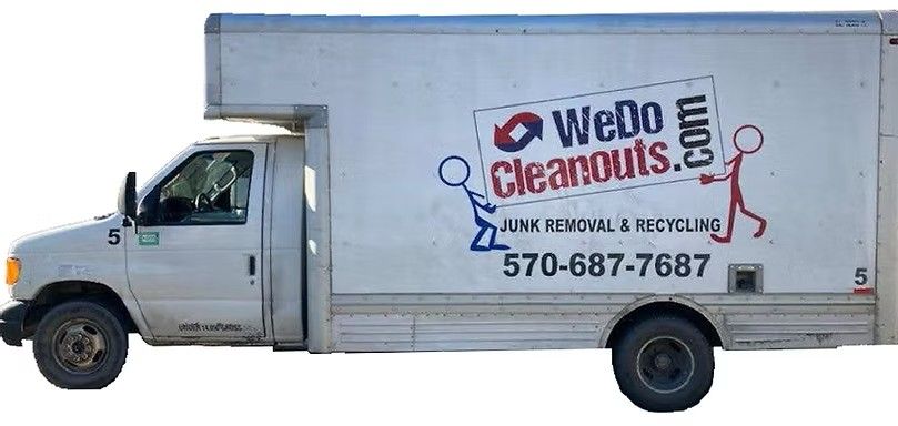 White box truck with 