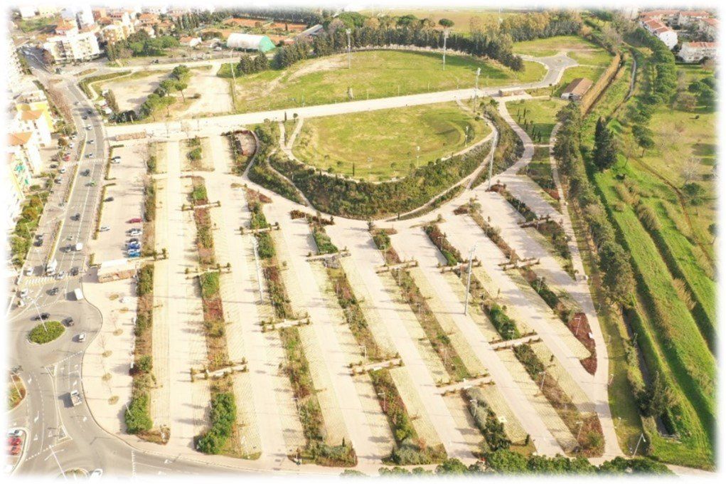 lavori di arredo urbano Massai