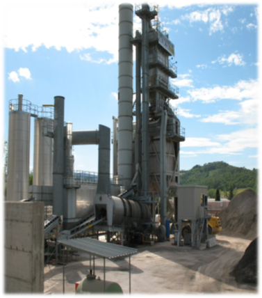 Impianto di produzione conglomerati bituminosi a Poggibonsi (SI)