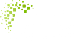 A blue nextiva logo with a yellow circle in the middle