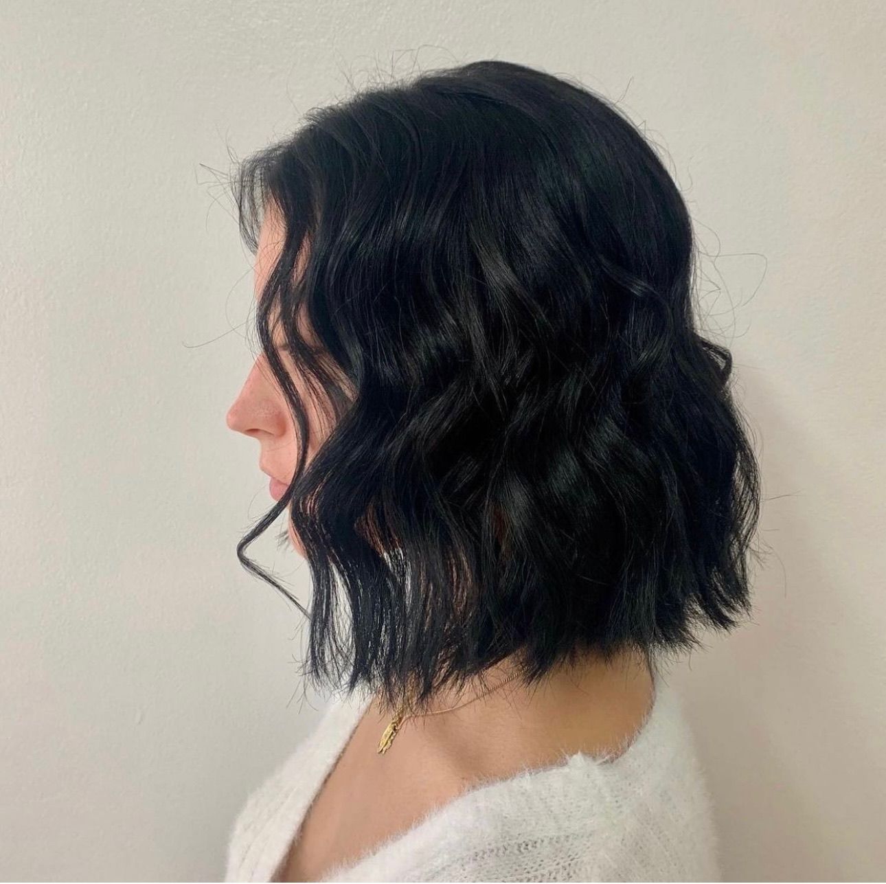 A Girl With Short Black Hair — Freedom Hairdressing In Casino, NSW