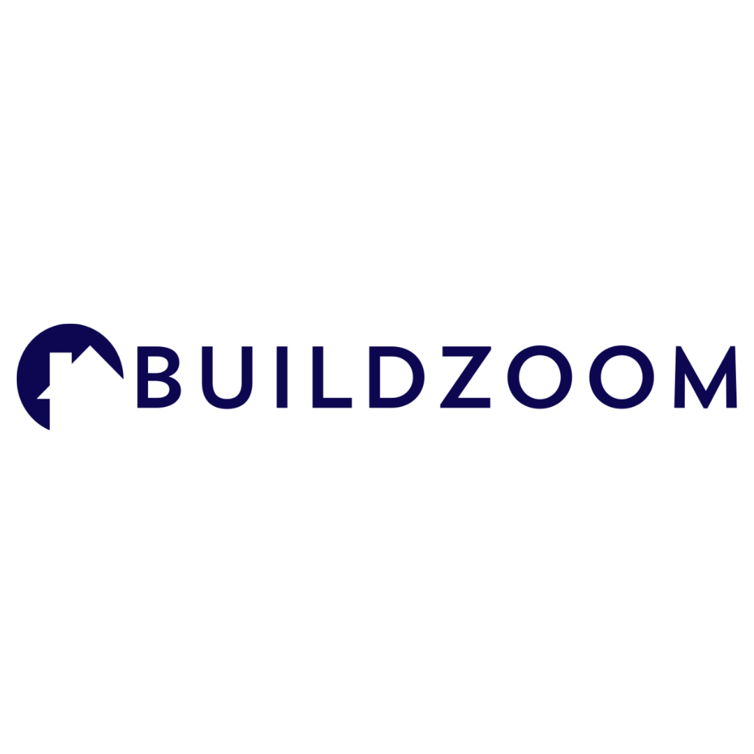 The buildzoom logo is blue and white on a white background.
