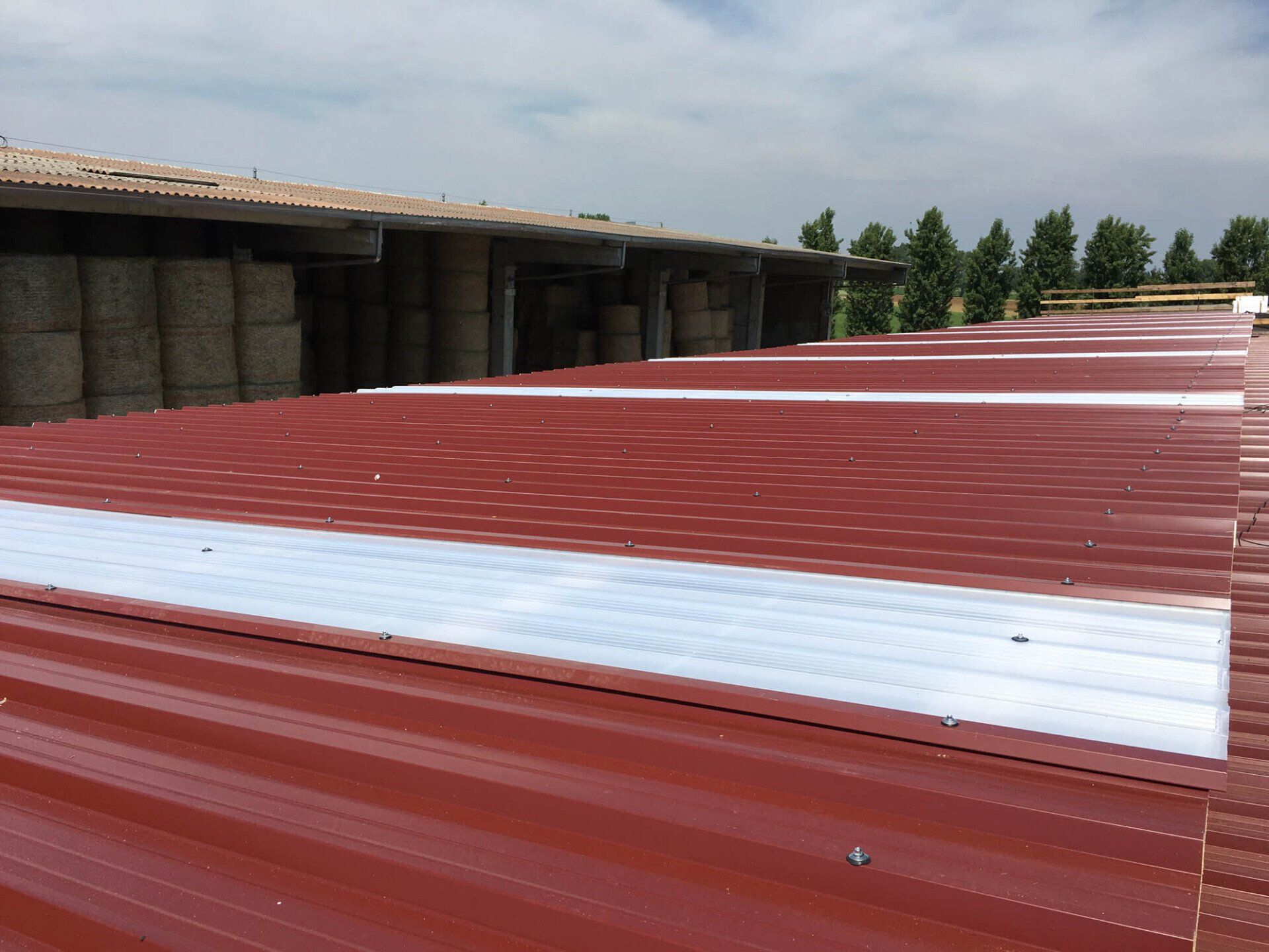 smaltimento amianto e rifacimento copertura industriale