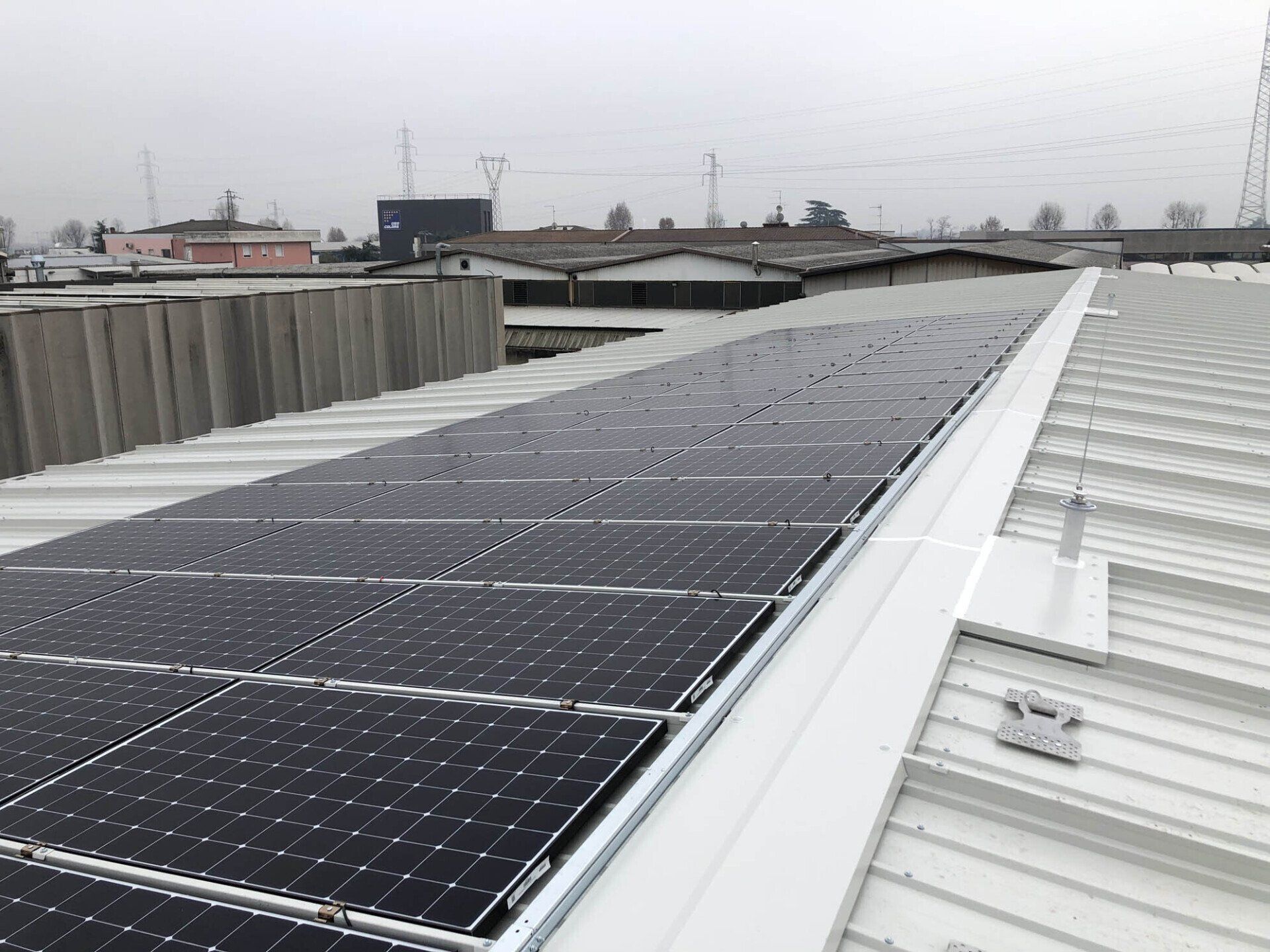 copertura con pannelli