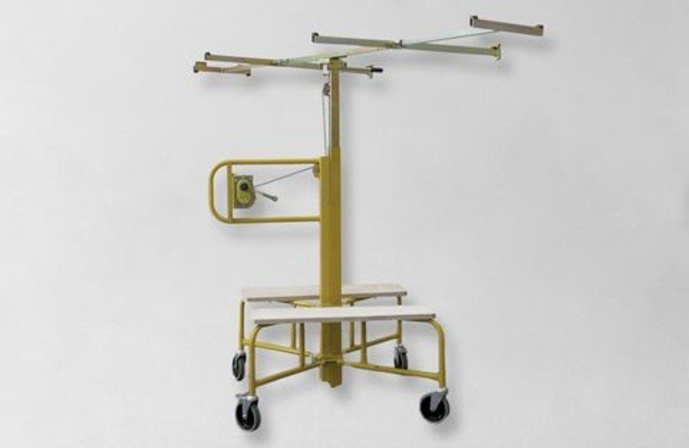 Alzalastre telescopico a 4 ruote