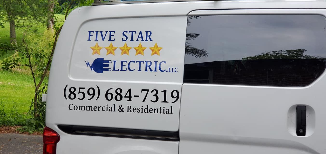 White van with