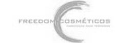 Um logotipo para cosméticos freedom com um círculo no meio