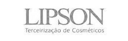 A black and white logo for lipson terceirização de cosméticos